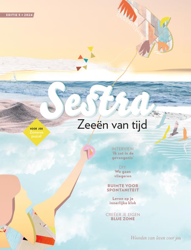 Productafbeelding: voorkant van Sestra Magazine - Zeeën van tijd