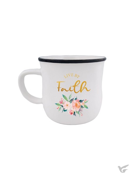 Productafbeelding: voorkant van Ceramic Mug Live by faith