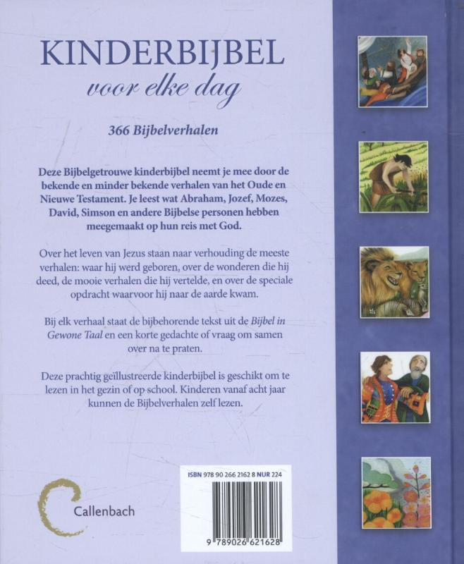 Productafbeelding: achterkant van Kinderbijbel voor elke dag