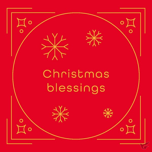 Productafbeelding: voorkant van Kerstkaart ''Christmas-blessings''