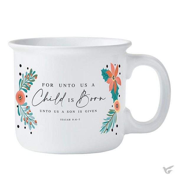 Productafbeelding: voorkant van Christmas Mug For unto us