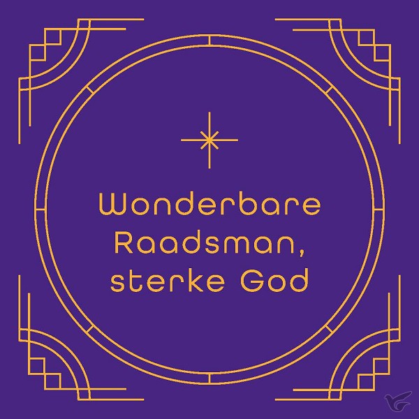 Productafbeelding: voorkant van Kerstkaart ''Wonderbare Raadsman''